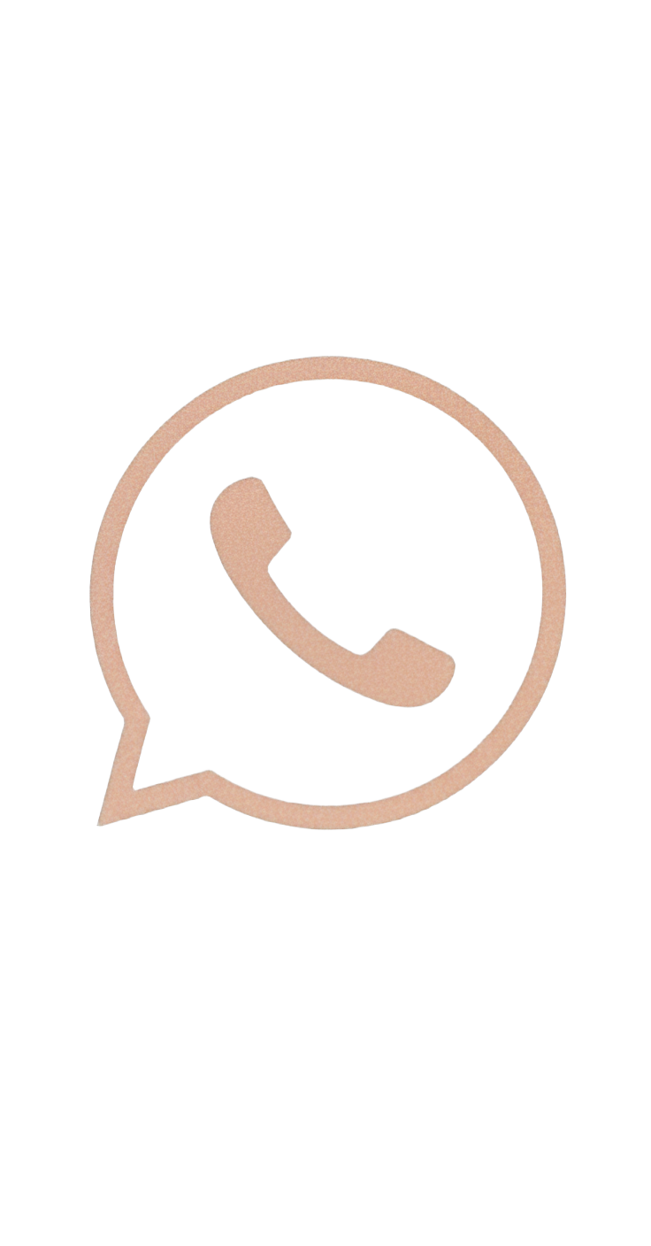 Erzeuge aus diesem vorhandenen WhatsApp-Telefon-Icon eine neue, scharfe PNG mit vollständig transparentem Hintergrund. Bewahre exakt das roséfarbene WhatsApp-Telefonmotiv und seine Proportionen. Entferne alle schwarzen, grauen oder helleren Flächen und Ränder vollständig; kein Schatten, kein Hintergrund, keine zusätzlichen Elemente.